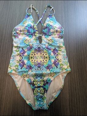 Nanette Lepore Floral Print Swimsuit
